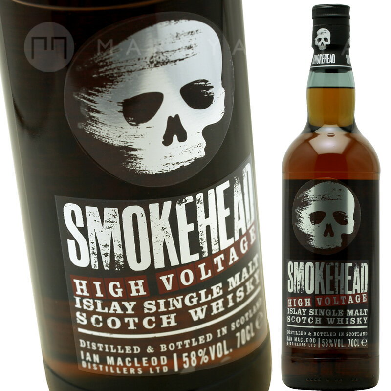 スモークヘッド ハイボルテージ 58%Smokehead High Voltage Islay Single Malt Scotch Whisky 58% Ian Macleod distillers