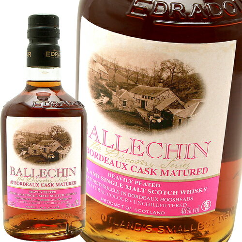 バレッヒェン・ボルドー・マチュアード 7thリリース 46%（エドラダワー蒸留所）Ballechin　Bordeaux Matured 7th 46% Edradour