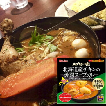 【ハウス食品】スープカレーの匠　北海道産チキンの芳潤スープカレー（360g×1）　大辛　レトルトタイプの本格スープカレー