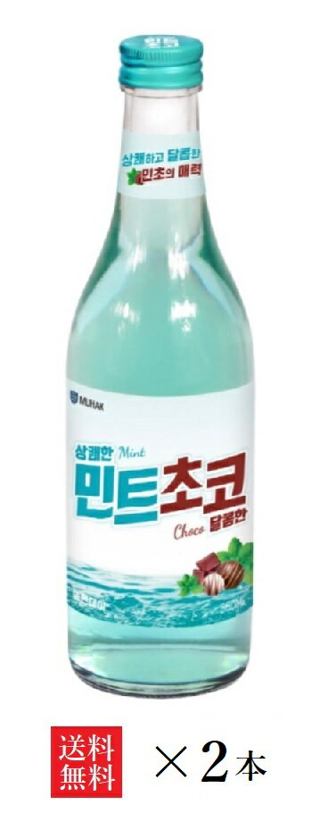 【送料無料】韓国焼酎 ジョウンデー チョコミント 360ml×2本