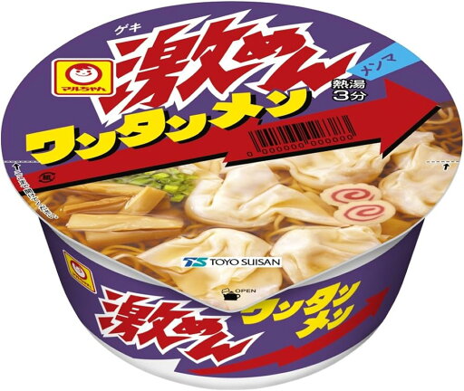 【送料無料】東洋水産 マルちゃん 激めん ワンタンメン 91g×12個・1ケース 【送料無料】東洋水産 マルちゃん 激めん ワンタンメン 91g×12個・1ケース