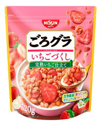 【送料無料】日清シスコ ごろグラ いちごづくし 320g×6袋・1ケース