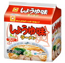 【送料無料】東洋水産 マルちゃん しょうゆ味ラーメン 5食×6入・1ケース