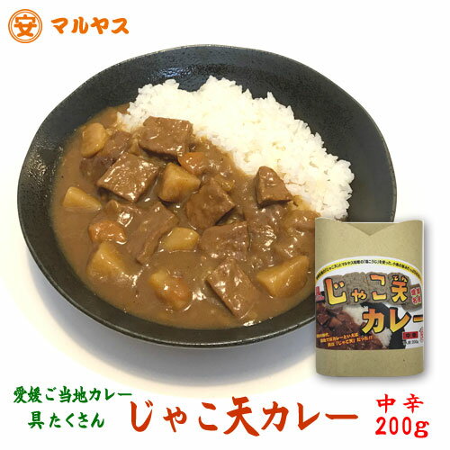 【じゃこ天カレー】 愛媛 ご当地カレー具だくさん_1人前200g入_中辛【ゆうメール対応商品】