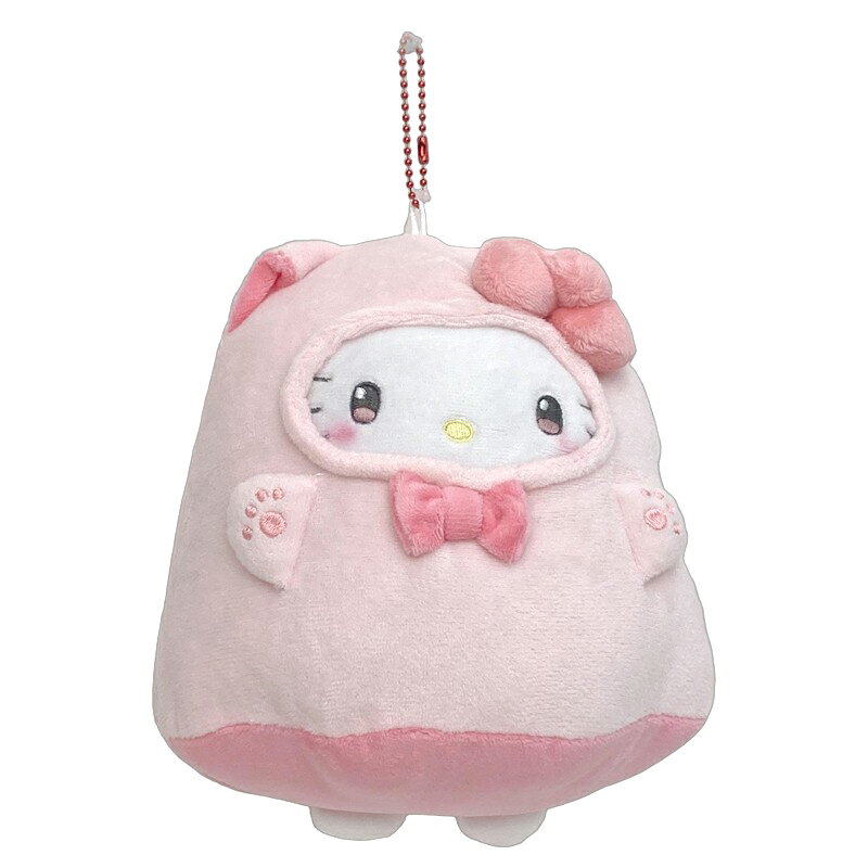 ぬいぐるみポーチ サンリオ ビッグ ポーチ ねこねこおばけ ハローキティ ピンク キティ レディース 子..