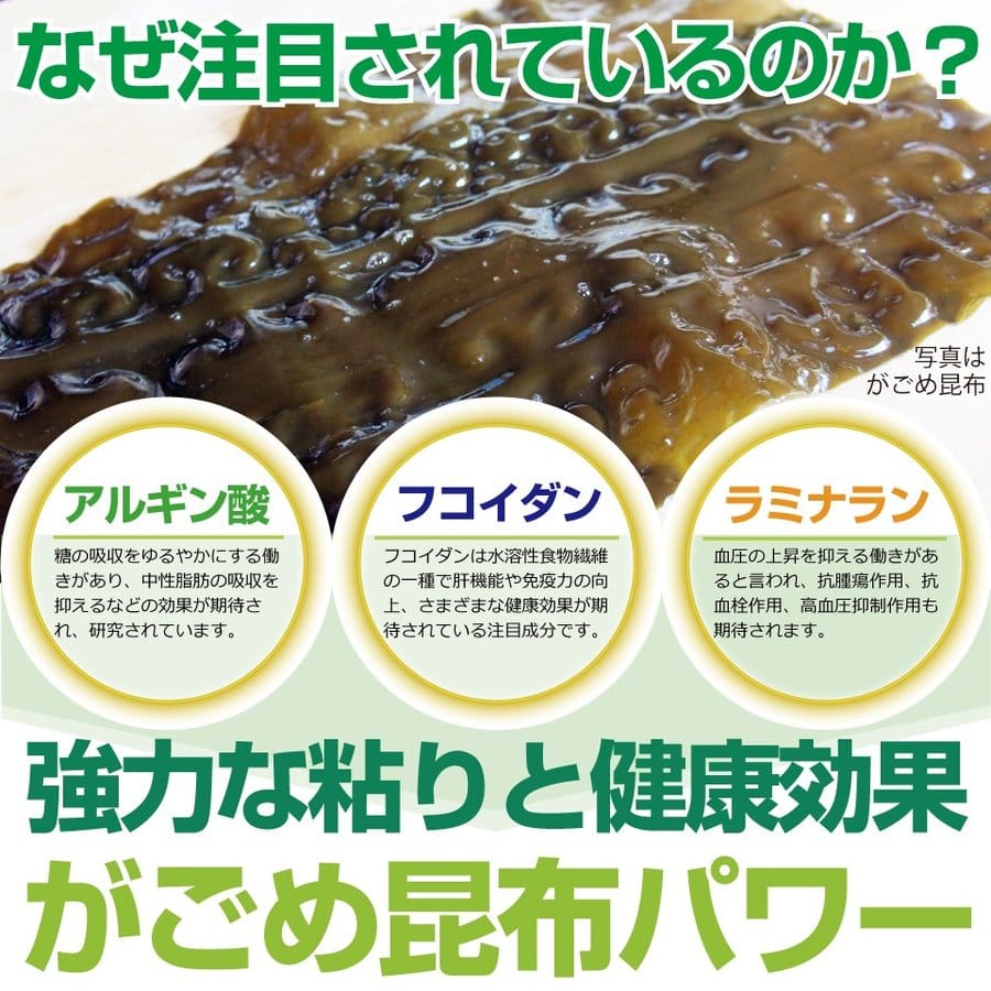 お試し がごめ昆布 (細切り 30g×2個 粉末 50g) 函館産 無添加 低カロリーの自然派食品