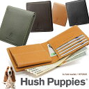 ハッシュパピー 革二つ折り財布 メンズ ハッシュパピー 財布 2つ折り 小銭入れあり Hush Puppies ニック 牛革 キャッシュレス コンパクト ミニ財布 スマートウォレット HP0606