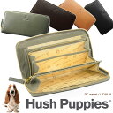 Hush Puppies 財布 メンズ ハッシュパピー 長財布 ラウンドファスナー Hush Puppies ニック 牛革 財布 HP0610