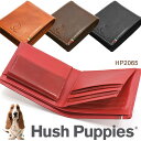 ハッシュパピー 革二つ折り財布 メンズ ハッシュパピー 財布 2つ折り 小銭入れあり Hush Puppies ルクス 牛革 イタリアンレザー キャッシュレス コンパクト ミニ財布 スマートウォレット HP2065