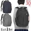 イーストボーイ リュック EASTBOY リュックサック 30リットル プランタン レインカバー付き 大容量 スクールバッグ EBA29