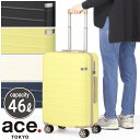 エース トーキョーレーベル スーツケース・キャリーケース レディース 【セール】ace. TOKYO エース トーキョー レーベル スーツケース ベローズ ジッパータイプ 55センチ 46リットル 3泊 4泊 5泊 エース キャリーケース 国内旅行 海外旅行 修学旅行 05032