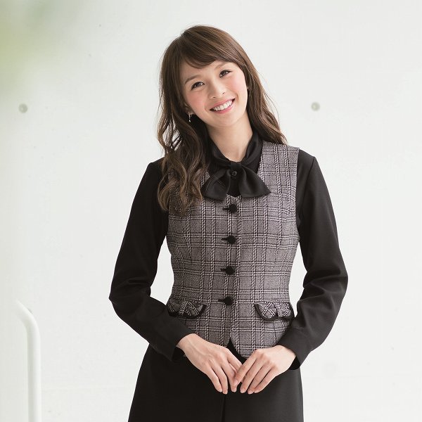 事務服 11560 ベスト en joie 株式会社ジョア アンジョア