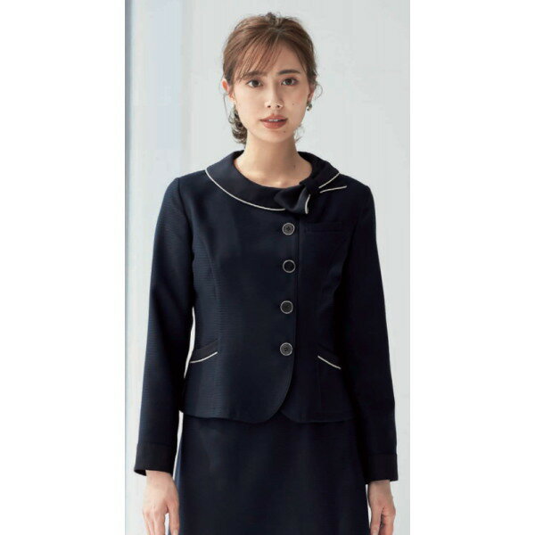 26602 長袖オーバーブラウス 事務服 en joie 株式会社ジョア アンジョア
