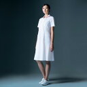 990 ワンピース 半袖 女子白衣 診察着 医療 介護 KAZEN カゼン 薬局衣 医療