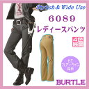 【バートル】作業衣 作業服 6089 レディース パンツ バートル ワーキングウエア BURTLE 帯電防止