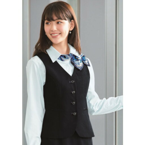SA380V ベスト ユニフォーム 事務服 制服 株式会社神馬本店 JINBA SA380V ベスト ユニフォーム 事務服 制服 株式会社神馬本店 JINBA