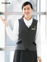 fv36308 ベスト ホルダーループ付 ユニフォーム 事務服 制服 FOLK nuovo フォーク
