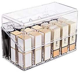 口紅収納ボックス 18本 リップスティック収納ケース コスメ小物用品 化粧品収納ケース 透明 3