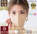 【楽天1位！20枚セット！2024春花粉対策！期間限定2％OFF！】春新色登場 3D立体マスク 高機 ...