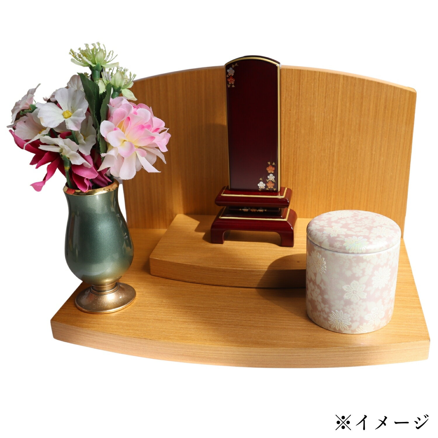 ミニ骨壷　2.0寸 花結晶 手元供養 分骨用 骨壷 ミニ 骨つぼ 骨カメ コンパクト 小...