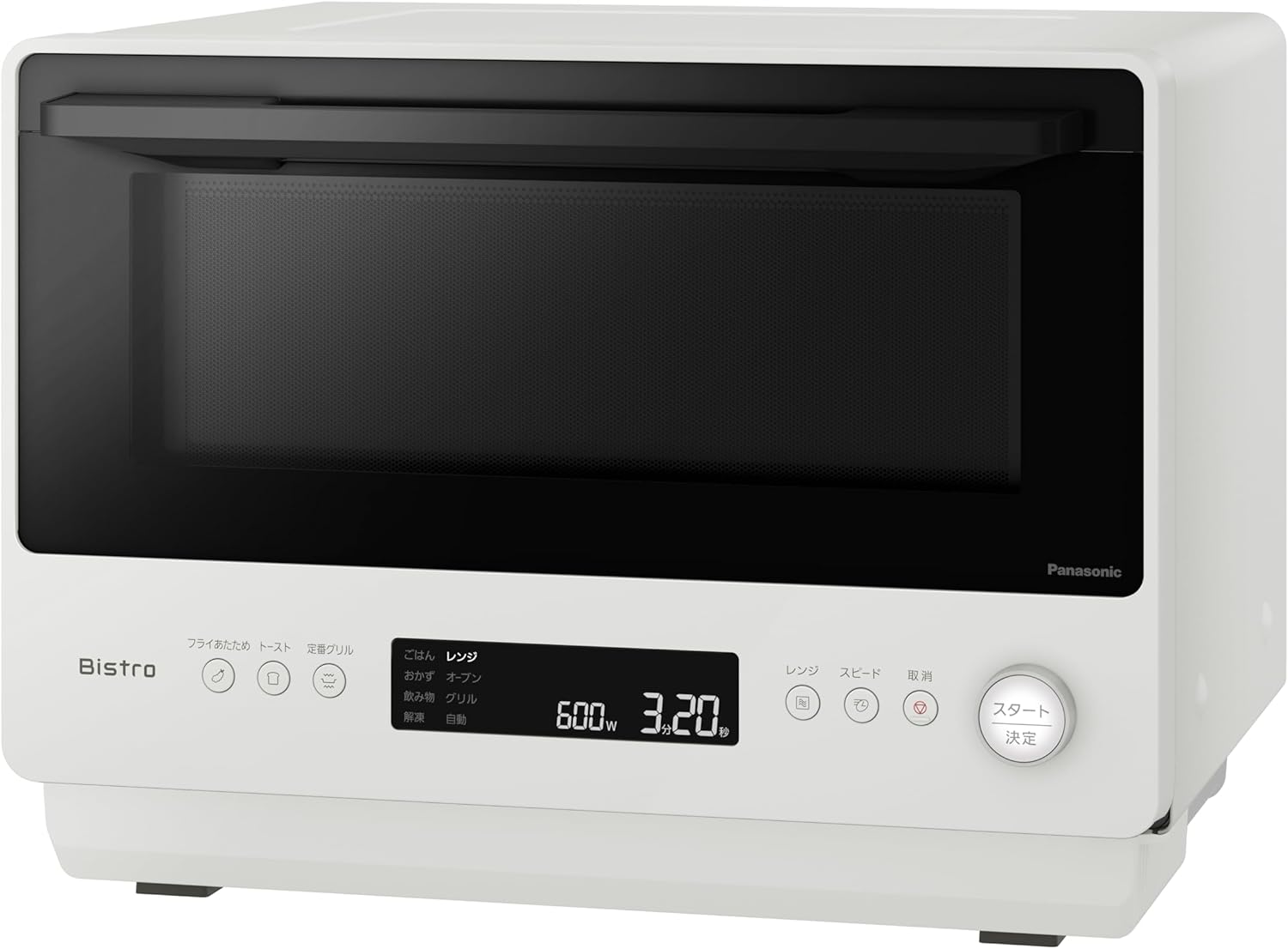Electronic Microwave Ovens - パナソニック ビストロ オーブンレンジ 26L 赤外線センサー スピードあたため ホワイト NE-BS5C-W