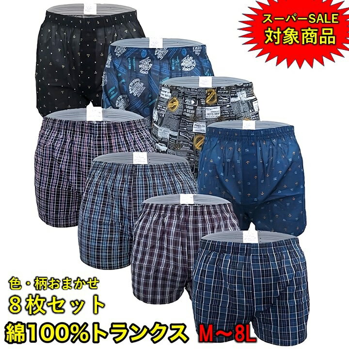綿100 前開き トランクス メンズ セット 下着 インナー パンツ 肌着 アンダーウェア インナーウェア アンダーパンツ インナーパンツ インナーショーツ ショーツ メンズ下着 男性下着 ブランド 男性 男性用 男 メンズパンツ 紳士 綿100 綿100％ 綿 100 大きいサイズ おしゃれ
