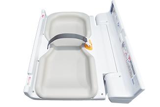 Combi　新商品　横型おむつ交換台【OK21W】　壁固定タイプ　トイレ設備（BS-W42の後継機種）　コンビウ..