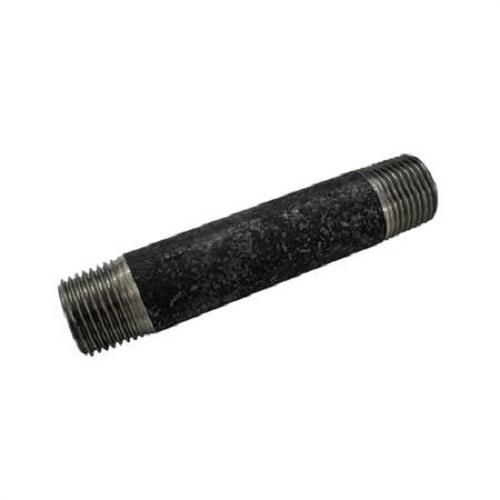 フローバル 【形式：GNiO-6A×50L-黒 商品コード：00541374】 黒・ロングニップル GNiO-006A×050L-黒
