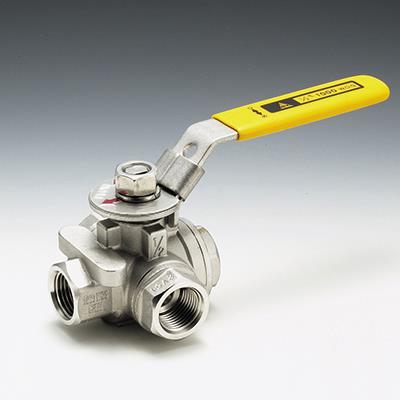 乐天商城 - フローバル 【形式：V32L-16 商品コード：01100708】 3方向ボールバルブ V32L-16 2