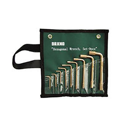 バックスノ 【形式：RBHX-9S 商品コード：42002201】 防爆六角棒レンチセット RBHX-9S