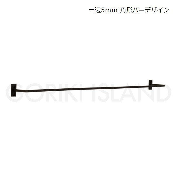 Towel Hangers - ゴーリキアイランド 【640185】 タオルバー PF ihana 45B SQ BK