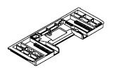 INAX LIXIL・リクシル【EA24-105】トイレ シャワートイレ用付属部品 部品 本体取付プレート INAX LIXIL・リクシル【EA24-105】トイレ シャワートイレ用付属部品 部品 本体取付プレート
