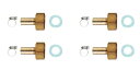 カクダイ ペアホース用部品セット 10A【416-420】【416420】(3)