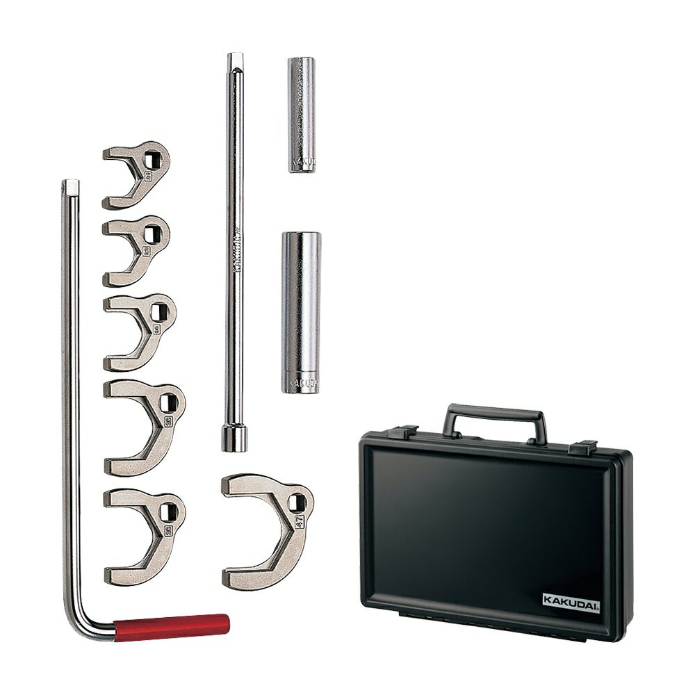 カクダイ KAKUDAI【603-400】立形金具シメツケ工具セット（ケース入）