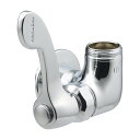 カクダイ 【724-596-13QR】 厨房用左ハンドル横形自在水栓本体 厨房用単水栓