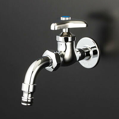 KVK 屋外ホース接続ノズル付給水栓【K34SPJ】【NP後払いOK】