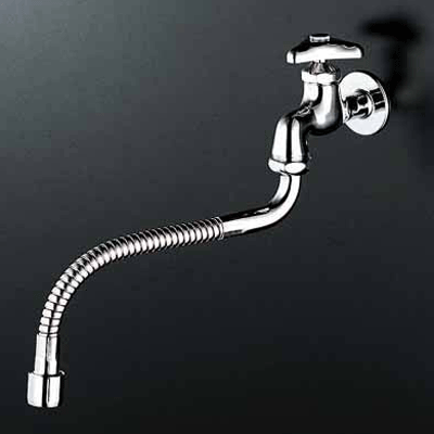 KVK 自在水栓 300ミリ【K3FL-R30】単水栓【K3FLR30】【NP後払いOK】