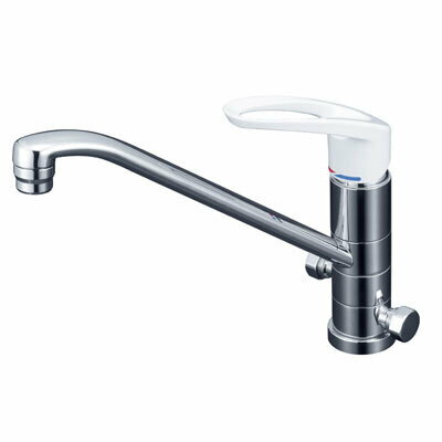 KVK　流し台用シングルレバー式混合栓　【KM5041Z】KM5041 series 給水と給湯分岐部がそれぞれ360度回..