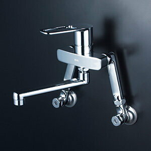 KVK　【MSK110KZELT】　シングルレバー式混合栓　延長ソケット150mm　寒冷地対応　キッチン用水栓 ＞ 壁付シングルレバー【NP後払いOK】