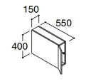 INAX LIXILENV yRAU-156C ~hO[hz Abp[Lrlbg Ԍ 150mm ~hO[h ʉώ  NBs560^Cv