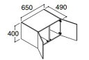 INAX LIXILENV yRBU-655C nCO[hz Abp[Lrlbg Ԍ650mm nCO[h ʉώ  NBs560^Cv