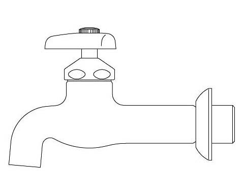 LIXIL リクシル 【LF-7KE-19】 シリーズ名： シリーズ外 品名： 送り座付胴長横水栓（普通コマ式）