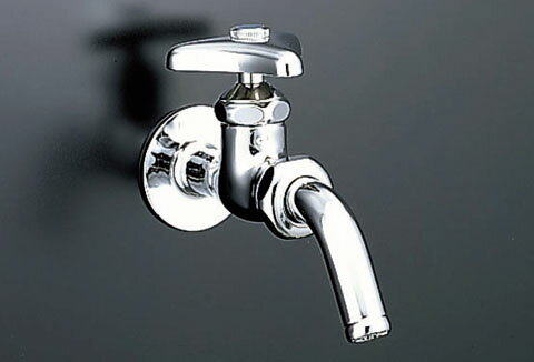 LIXIL リクシル 【LF-7KR-13-U】 シリーズ名： シリーズ外 品名： 吐水口回転形胴長横水栓（固定コマ式）