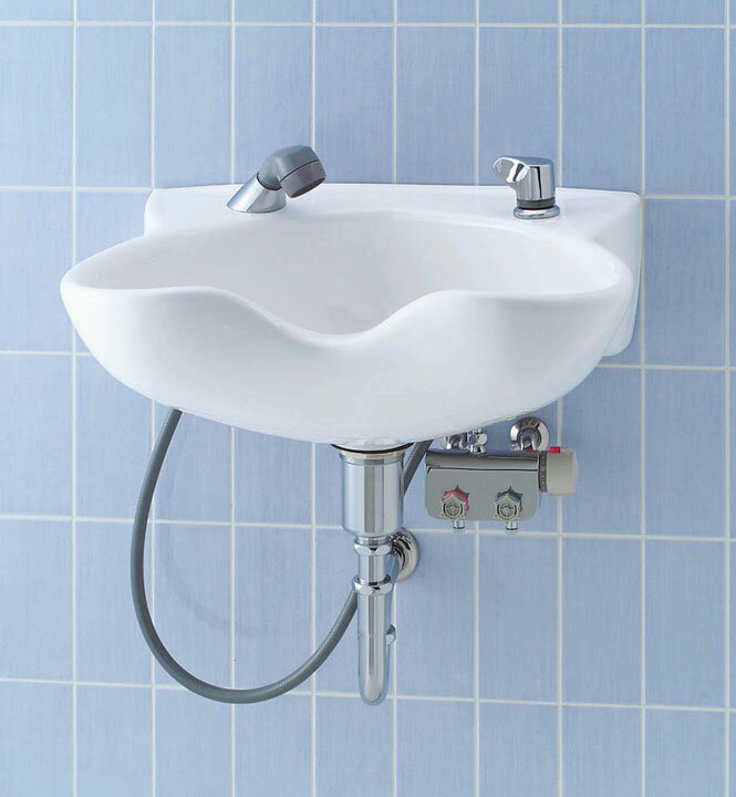 LIXIL リクシル 【SF-52TN-TKG】 シリーズ名： シリーズ外 品名： ホース収納式サーモスタット付洗髪シ..