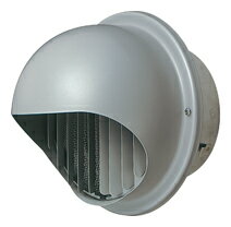 メルコエアテック 外壁用(ステンレス製) 丸形フード｜縦ギャラリ・網 【AT-100MWSD4】【AT100MWSD4】【メーカー直送のみ・代引き不可・NP後払い不可】