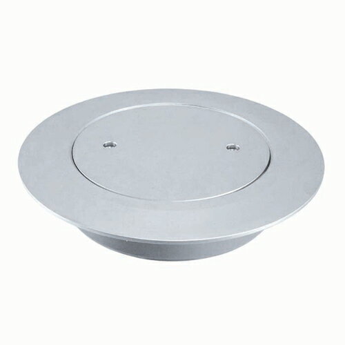 ミヤコ MIYAKO MK132FWZツバ付掃除口 つや消しメッキ【MK132FWZ】寸法 100 排水部材