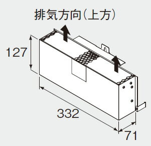 ノーリツ 給湯器 部材 0707272 排気カバーC109 【0707272】