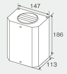 ノーリツ 給湯器 部材 0707899 排気自在カバーFL-1 【0707899】