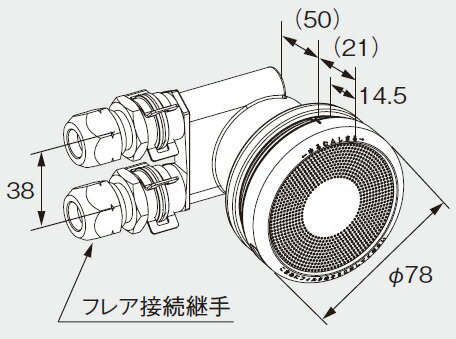 ノーリツ 給湯器 部材 0709099 循環アダプターJX-T 【0709099】