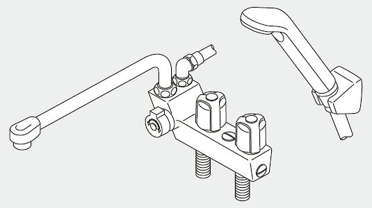 ノーリツ 給湯器 部材 0901169 バスイング（GTS）専用部材 水栓金具MS-7CD RA（一時止水付） 【0901169】